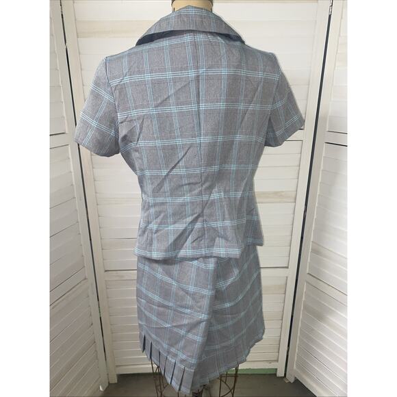 VTG New W/ Tags Sweet Suit Petite 2 Pc Skirt Suit Ruffles at Bottom Sz 14P - Picture 5 of 12